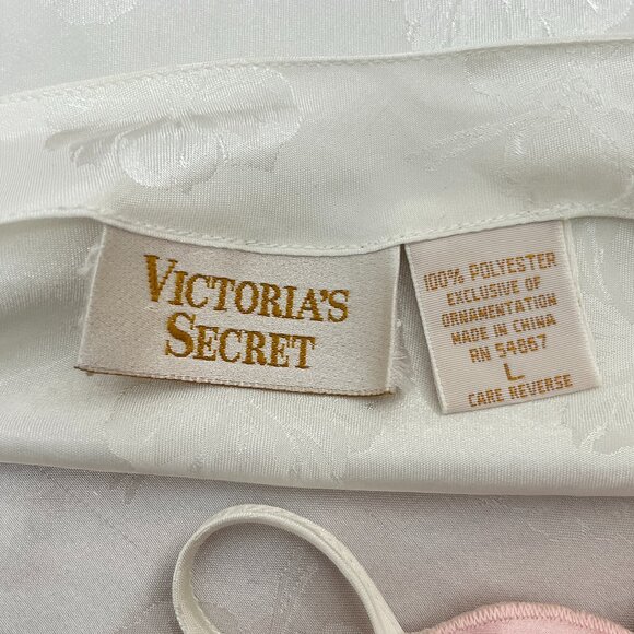 Vintage Victoria’s Secret Lace Lingerie Cami, Large, Pastel, Pink and White Top - Picture 3 of 6